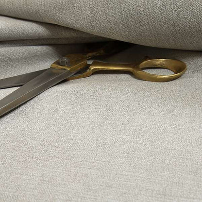 Earley Soft Matt Velvet Chenille Furnishing Upholstery Fabric In Silver Grey Colour - Roman Blinds