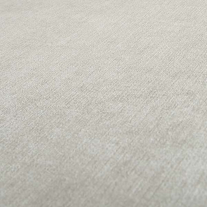 Earley Soft Matt Velvet Chenille Furnishing Upholstery Fabric In Silver Grey Colour - Made To Measure Curtains