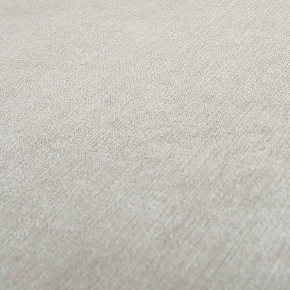 Earley Soft Matt Velvet Chenille Furnishing Upholstery Fabric In Silver Grey Colour