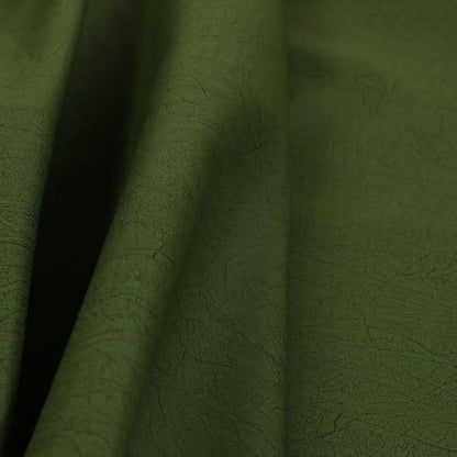 Earth Soft Textured Faux Leather In Green Colour Upholstery Fabrics