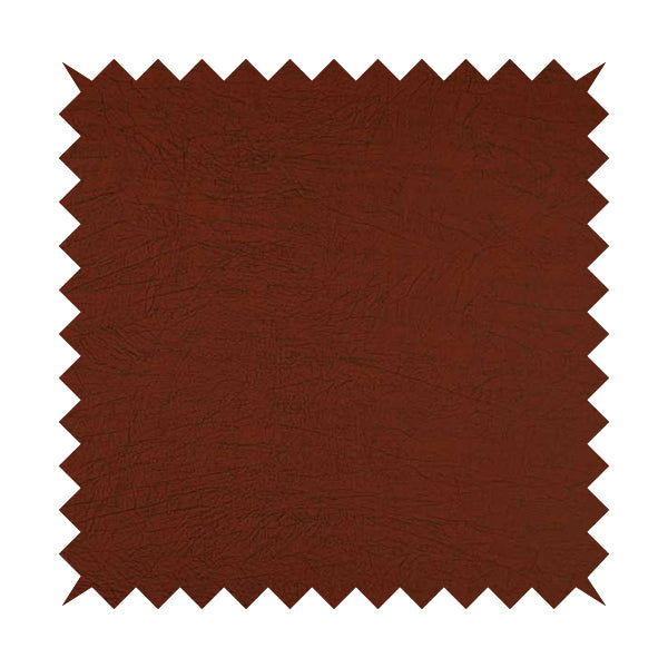 Earth Soft Textured Faux Leather In Red Colour Upholstery Fabrics