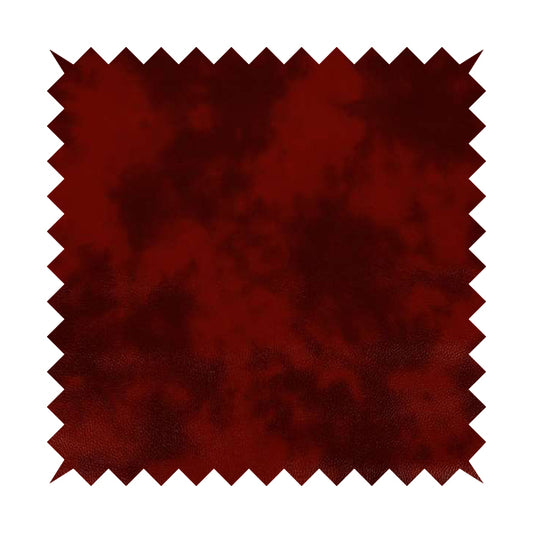 Eternity Grain Textured Aged Effect Faux Leather Red Burgundy Colour Upholstery Vinyl Fabrics