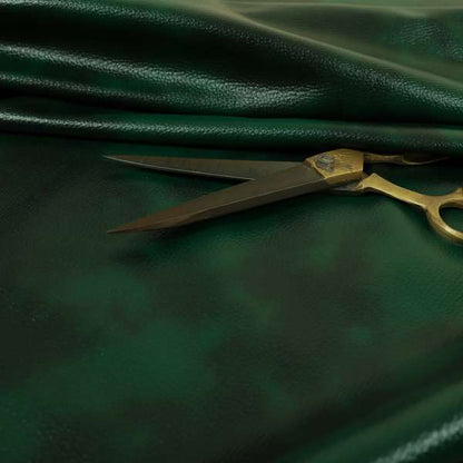 Eternity Grain Textured Aged Effect Faux Leather Green Colour Upholstery Vinyl Fabrics