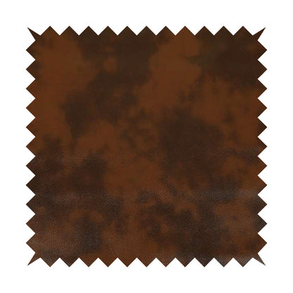 Eternity Grain Textured Aged Effect Faux Leather Brown Tan Colour Upholstery Vinyl Fabrics