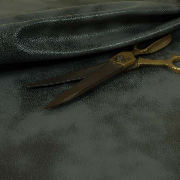 Eternity Grain Textured Aged Effect Faux Leather Grey Colour Upholstery Vinyl Fabrics