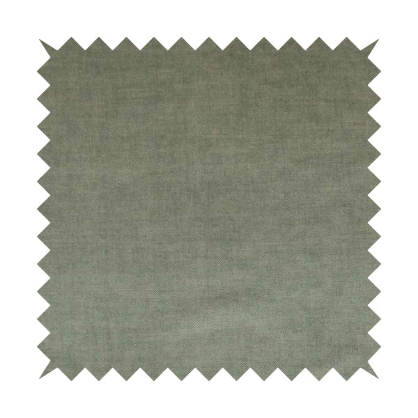 Faleolo Thick Durable Soft Velvet Material Silver Grey Colour Upholstery Fabric - Roman Blinds