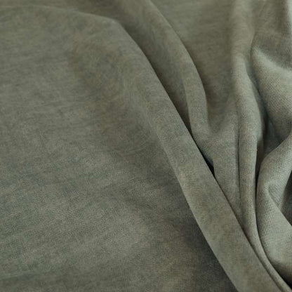 Faleolo Thick Durable Soft Velvet Material Silver Grey Colour Upholstery Fabric - Roman Blinds