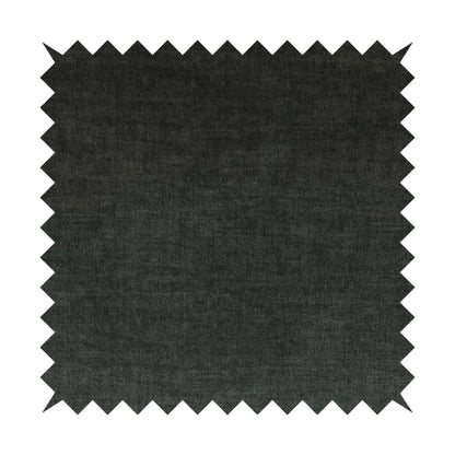 Faleolo Thick Durable Soft Velvet Material Black Dark Grey Colour Upholstery Fabric - Handmade Cushions