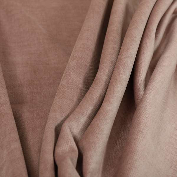 Faleolo Thick Durable Soft Velvet Material Pink Colour Upholstery Fabric - Roman Blinds