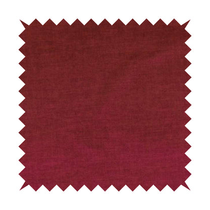 Faleolo Thick Durable Soft Velvet Material Red Colour Upholstery Fabric - Roman Blinds