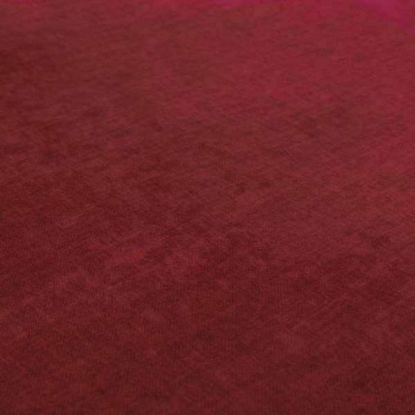 Faleolo Thick Durable Soft Velvet Material Red Colour Upholstery Fabric