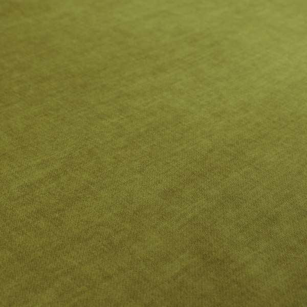 Faleolo Thick Durable Soft Velvet Material Green Colour Upholstery Fabric - Roman Blinds