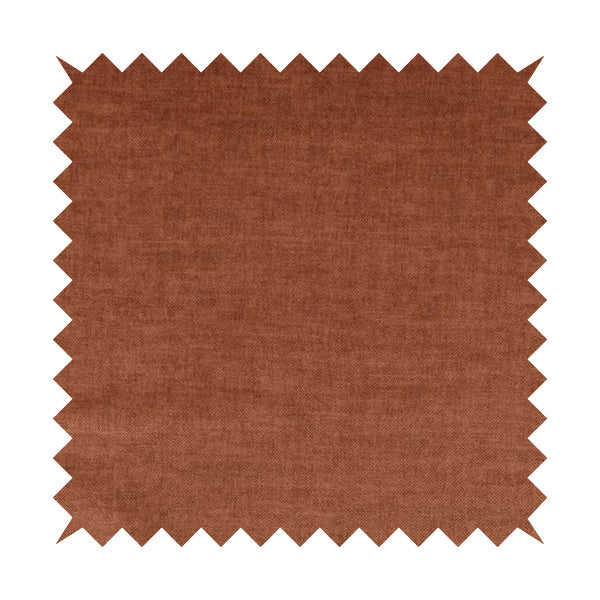 Faleolo Thick Durable Soft Velvet Material Orange Colour Upholstery Fabric - Roman Blinds