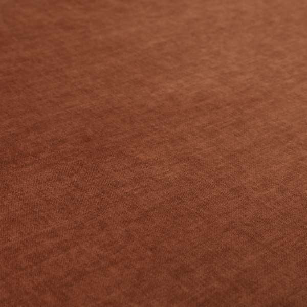 Faleolo Thick Durable Soft Velvet Material Orange Colour Upholstery Fabric