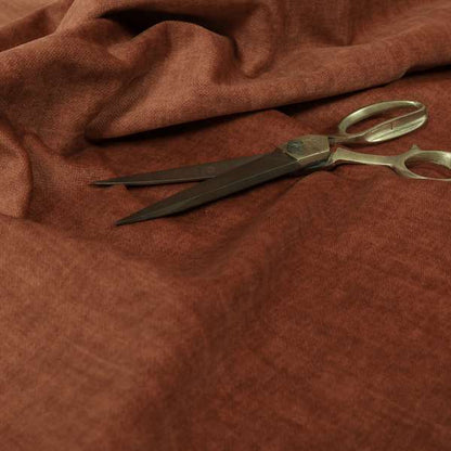 Faleolo Thick Durable Soft Velvet Material Orange Colour Upholstery Fabric