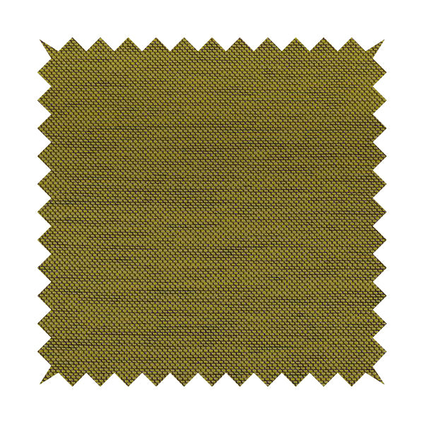 Festival Colourful Textured Chenille Plain Upholstery Fabric In Yellow - Roman Blinds