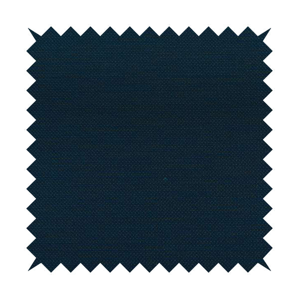 Festival Colourful Textured Chenille Plain Upholstery Fabric In Navy Blue - Roman Blinds