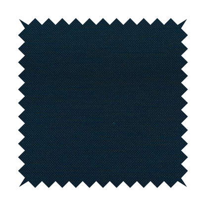 Festival Colourful Textured Chenille Plain Upholstery Fabric In Navy Blue - Roman Blinds