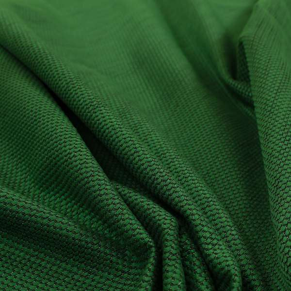 Festival Colourful Textured Chenille Plain Upholstery Fabric In Green - Handmade Cushions