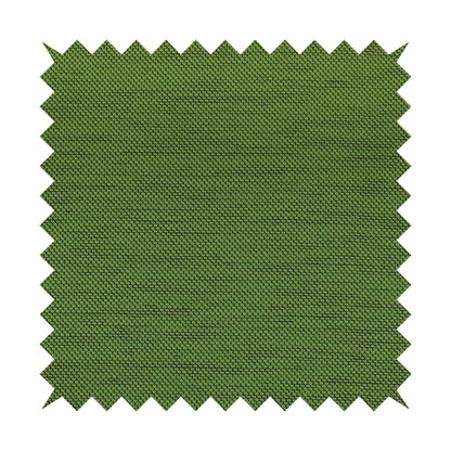 Festival Colourful Textured Chenille Plain Upholstery Fabric In Green Lime - Made To Measure Curtains