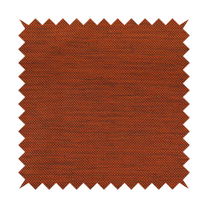 Festival Colourful Textured Chenille Plain Upholstery Fabric In Orange - Made To Measure Curtains