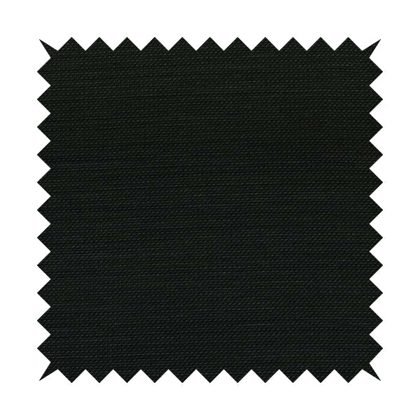 Festival Colourful Textured Chenille Plain Upholstery Fabric In Black - Roman Blinds