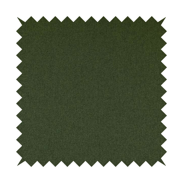 Florence Soft Plain Chenille Army Green Colour Quality Upholstery Fabric - Handmade Cushions