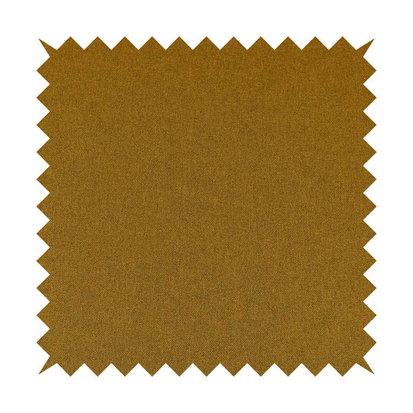 Florence Soft Plain Chenille Yellow Mustard Colour Quality Upholstery Fabric - Handmade Cushions