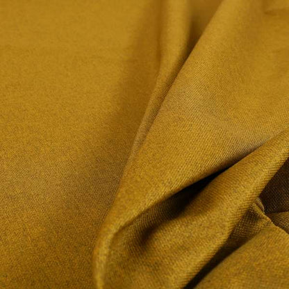 Florence Soft Plain Chenille Yellow Mustard Colour Quality Upholstery Fabric - Roman Blinds