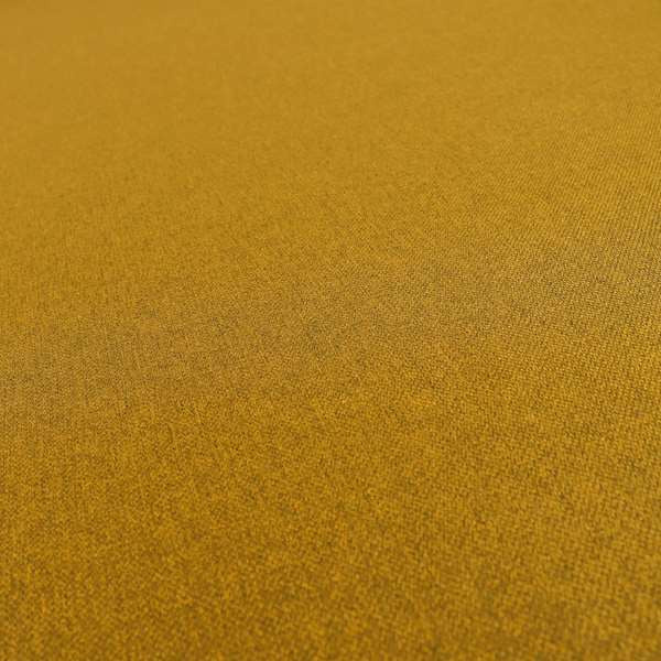 Florence Soft Plain Chenille Yellow Mustard Colour Quality Upholstery Fabric - Roman Blinds