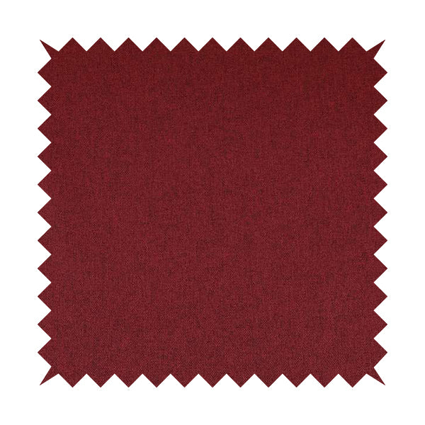 Florence Soft Plain Chenille Wine Deep Red Colour Quality Upholstery Fabric - Made To Measure Curtains