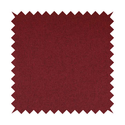 Florence Soft Plain Chenille Wine Deep Red Colour Quality Upholstery Fabric - Made To Measure Curtains