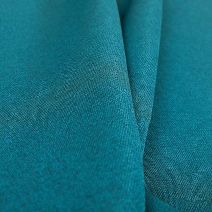 Florence Soft Plain Chenille Blue Colour Quality Upholstery Fabric - Made To Measure Curtains