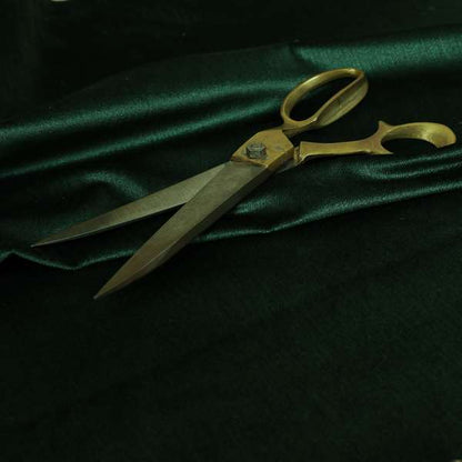 Florentine Soft Shine Textured Army Dark Green Colour Chenille Velvet Upholstery Fabric - Made To Measure Curtains