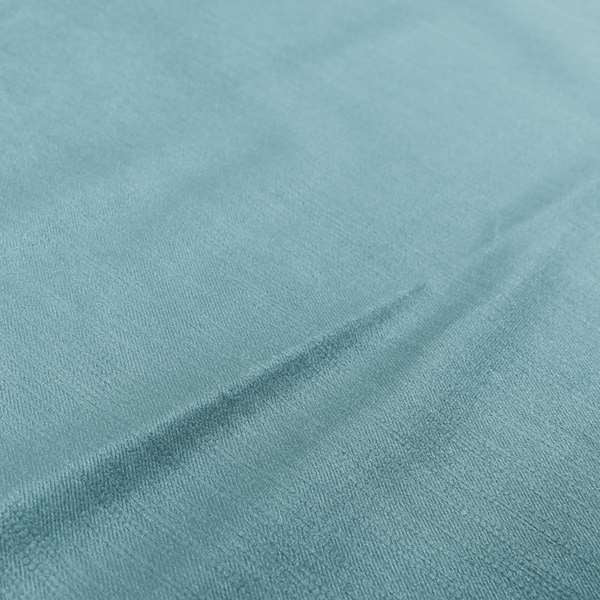 Florentine Soft Shine Textured Light Blue Colour Chenille Velvet Upholstery Fabric - Made To Measure Curtains