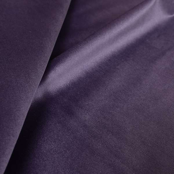 Florentine Soft Shine Textured Purple Colour Chenille Velvet Upholstery Fabric - Made To Measure Curtains