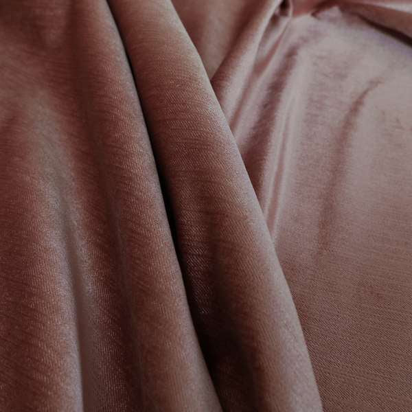 Florentine Soft Shine Textured Soft Pink Colour Chenille Velvet Upholstery Fabric - Made To Measure Curtains