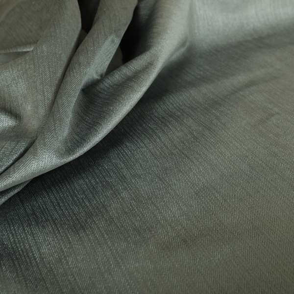 Florentine Soft Shine Textured Silver Colour Chenille Velvet Upholstery Fabric - Made To Measure Curtains