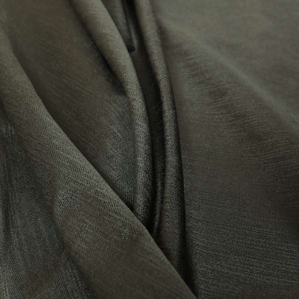 Florentine Soft Shine Textured Grey Colour Chenille Velvet Upholstery Fabric - Made To Measure Curtains
