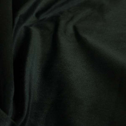 Florentine Soft Shine Textured Black Colour Chenille Velvet Upholstery Fabric - Made To Measure Curtains