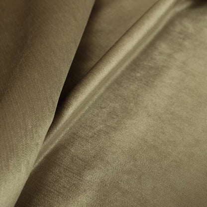 Florentine Soft Shine Textured Light Brown Colour Chenille Velvet Upholstery Fabric - Made To Measure Curtains