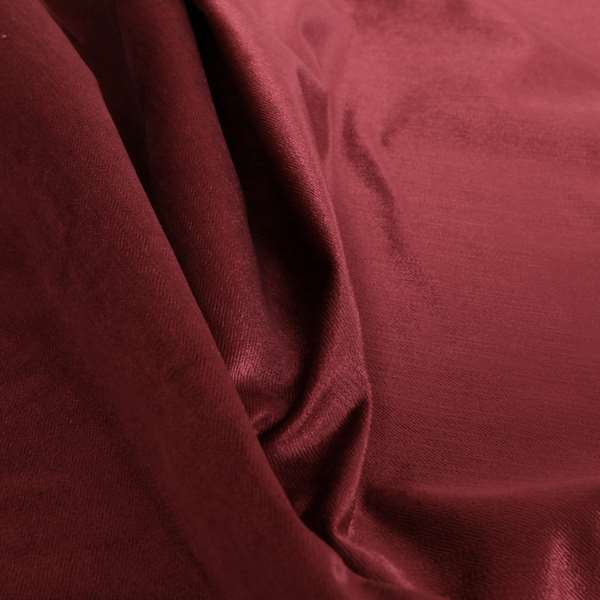 Florentine Soft Shine Textured Red Burgundy Colour Chenille Velvet Upholstery Fabric - Roman Blinds