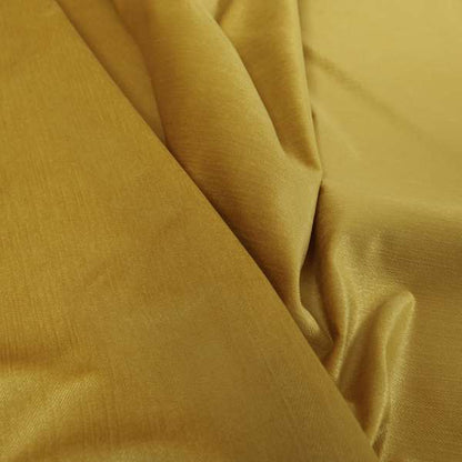 Florentine Soft Shine Textured Yellow Colour Chenille Velvet Upholstery Fabric - Roman Blinds