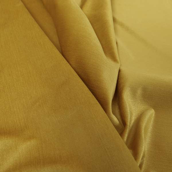 Florentine Soft Shine Textured Yellow Colour Chenille Velvet Upholstery Fabric - Made To Measure Curtains