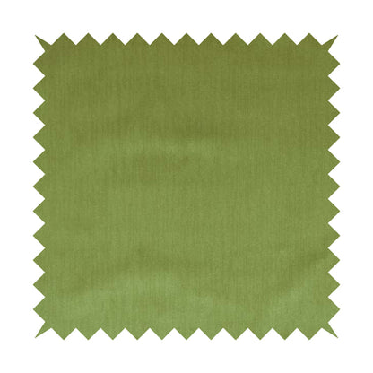 Florentine Soft Shine Textured Apple Green Colour Chenille Velvet Upholstery Fabric - Made To Measure Curtains