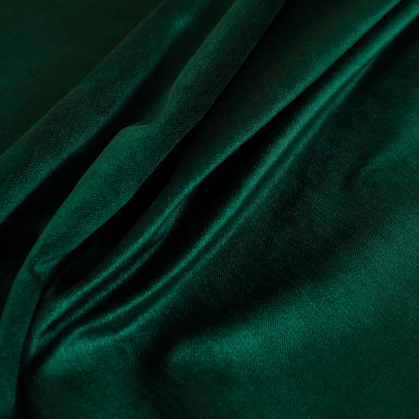 Florentine Soft Shine Textured Emerald Green Colour Chenille Velvet Upholstery Fabric - Roman Blinds