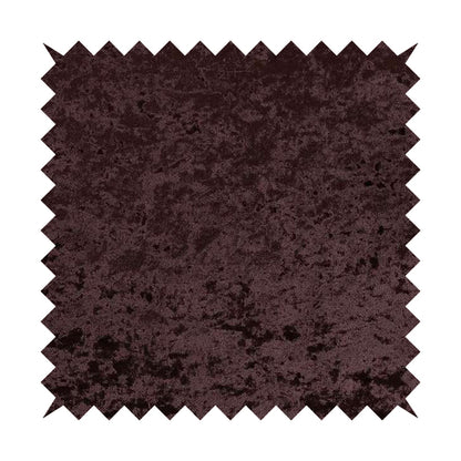 Geneva Crushed Velvet Upholstery Fabric In Mulberry Wine Red Colour - Roman Blinds