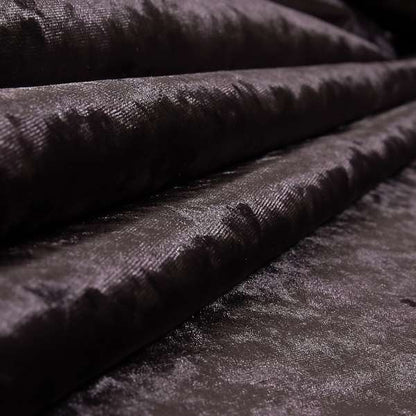 Geneva Crushed Velvet Upholstery Fabric In Purple Colour - Handmade Cushions