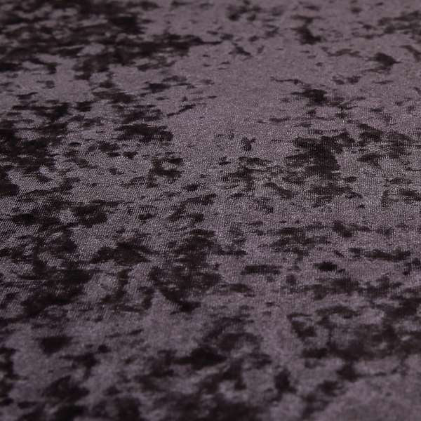 Geneva Crushed Velvet Upholstery Fabric In Purple Colour - Handmade Cushions