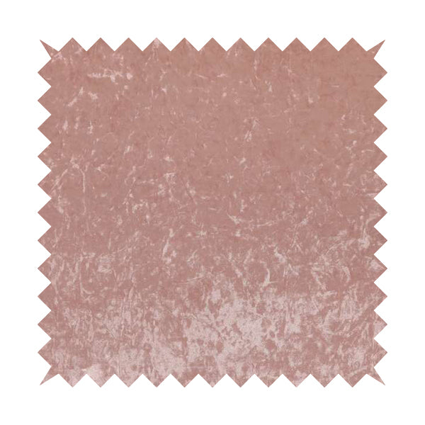 Geneva Crushed Velvet Upholstery Fabric In Pink Colour - Roman Blinds